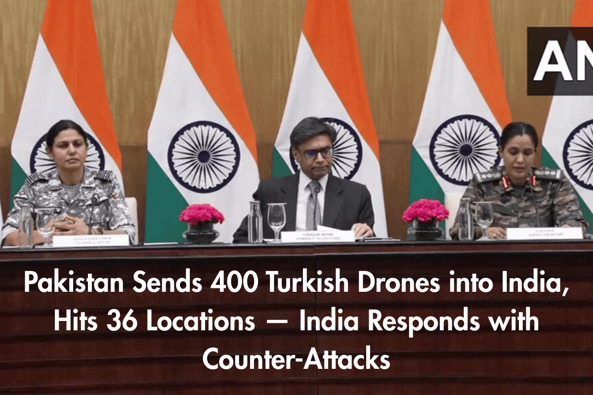 Pakistan Sends 400 Turkish Drones into India