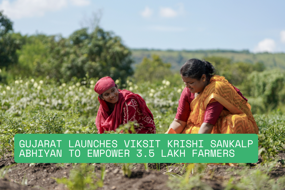 Viksit Krishi Sankalp Abhiyan: Gujarat’s Bold Step to Uplift 3.5 Lakh Farmers