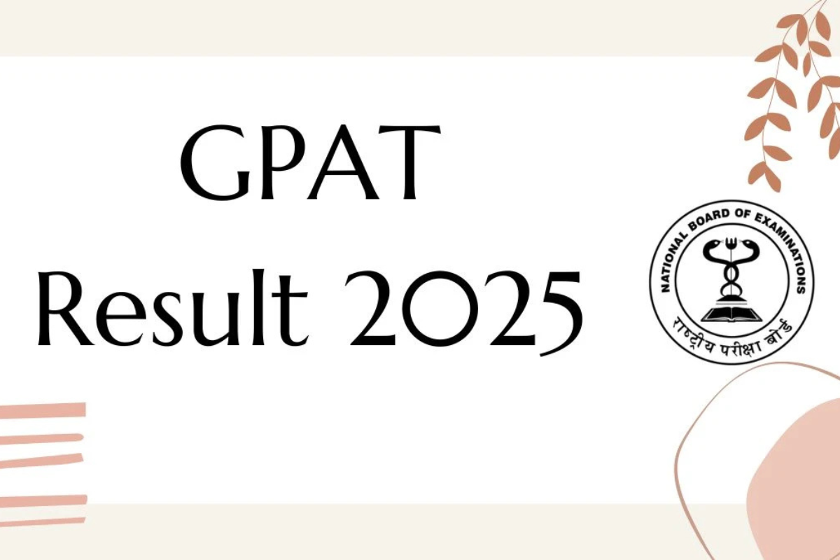 GPAT 2025 Result Declared – Check Merit List, Scorecard, and Next Steps