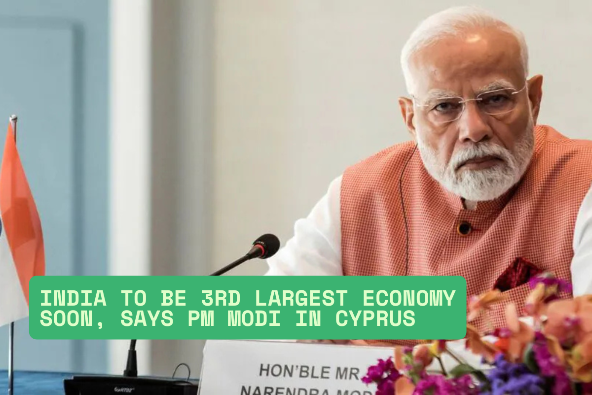 India to Be 3rd Largest Economy Soon, Says PM Modi in Cyprus