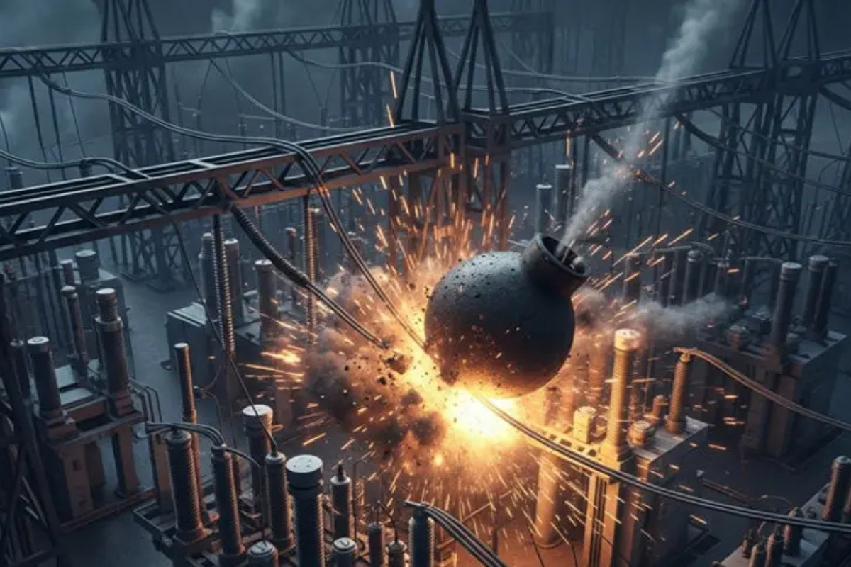 China blackout bomb